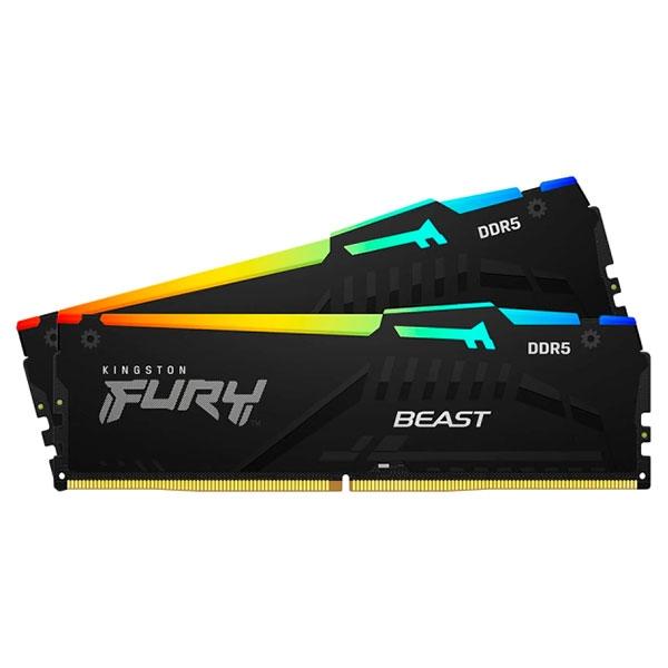 RAM D5 32G 2x16 6400 CL32, Kingston Fury Beast RGB | JAR Computers RAM D5 32G 2x16 6400 CL32, Kingston Fury Beast RGB
