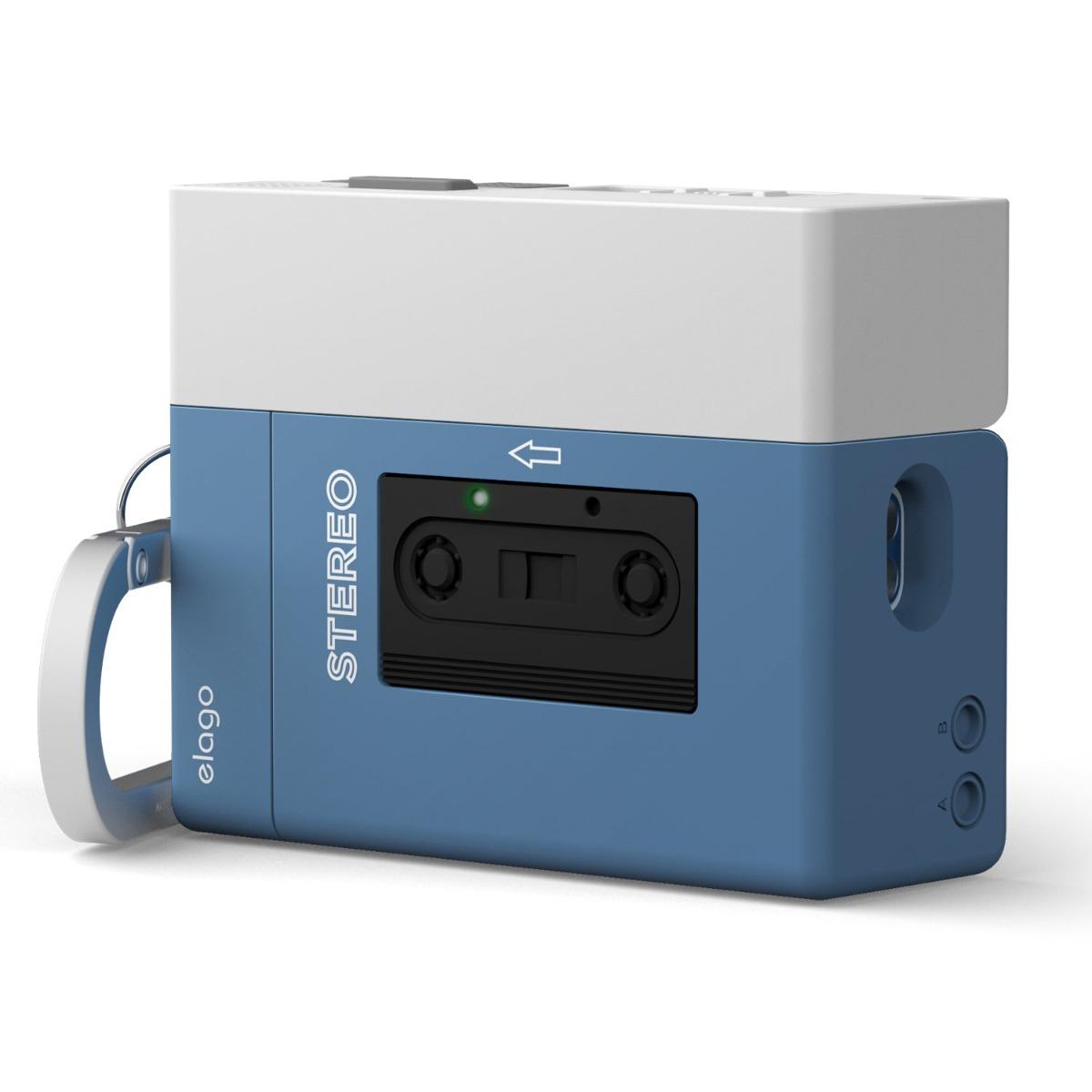 Силиконов калъф за Apple AirPods Pro 3 - Elago Cassette Player Case (син) | JAR Computers Силиконов калъф за Apple AirPods Pro 3 - Elago Cassette Player Case (син)