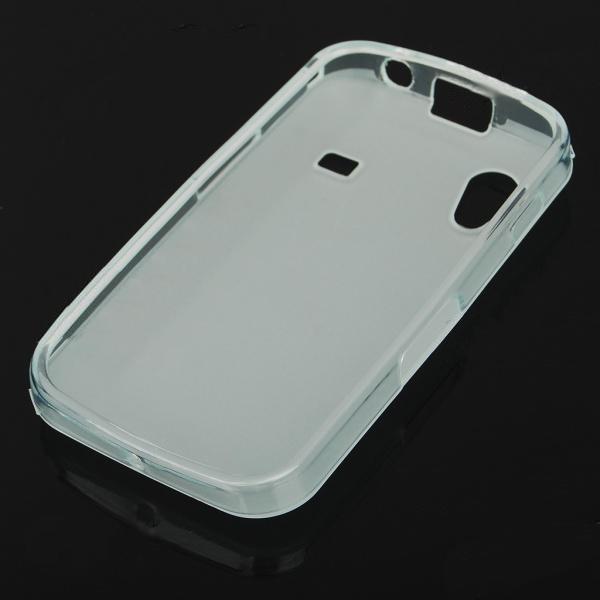 Силиконов калъф за Samsung Galaxy Ace - Protective Border Case (бял-прозрачен) | JAR Computers Силиконов калъф за Samsung Galaxy Ace - Protective Border Case (бял-прозрачен)