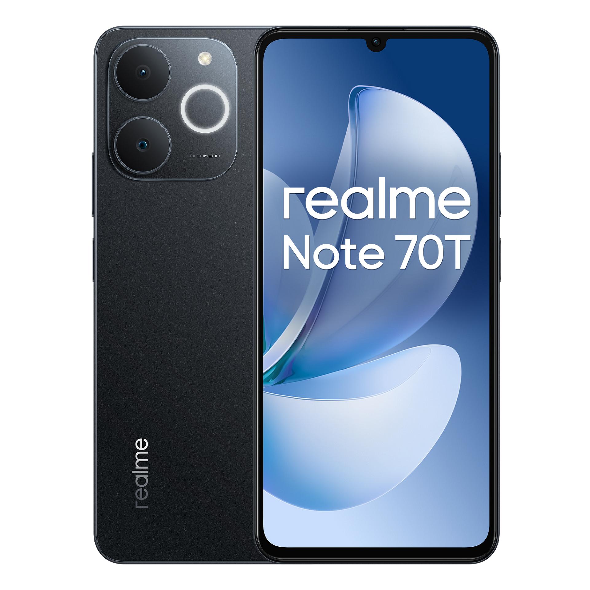 Смартфон Realme NOTE 70T 128/4 BLACK RMX5313 , 128 GB, 4 GB