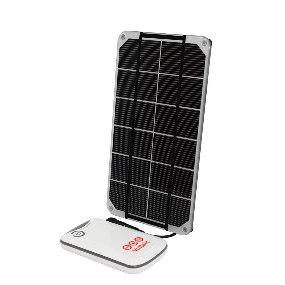 Соларно зарядно и външна батерия V15 4000 mAh за iPhone и мобилни устройства - Voltaic 3.5W Solar Kit | JAR Computers Соларно зарядно и външна батерия V15 4000 mAh за iPhone и мобилни устройства - Voltaic 3.5W Solar Kit