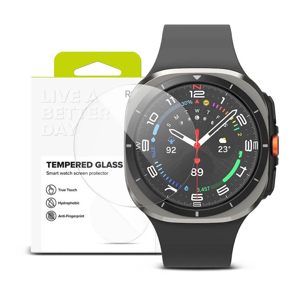 4 броя стъклени защитни покрития за дисплея на Samsung Galaxy Watch Ultra 47мм - Ringke R10 Tempered Glass 4 Pack (прозрачен) | JAR Computers 4 броя стъклени защитни покрития за дисплея на Samsung Galaxy Watch Ultra 47мм - Ringke R10 Tempered Glass 4 Pack (прозрачен)