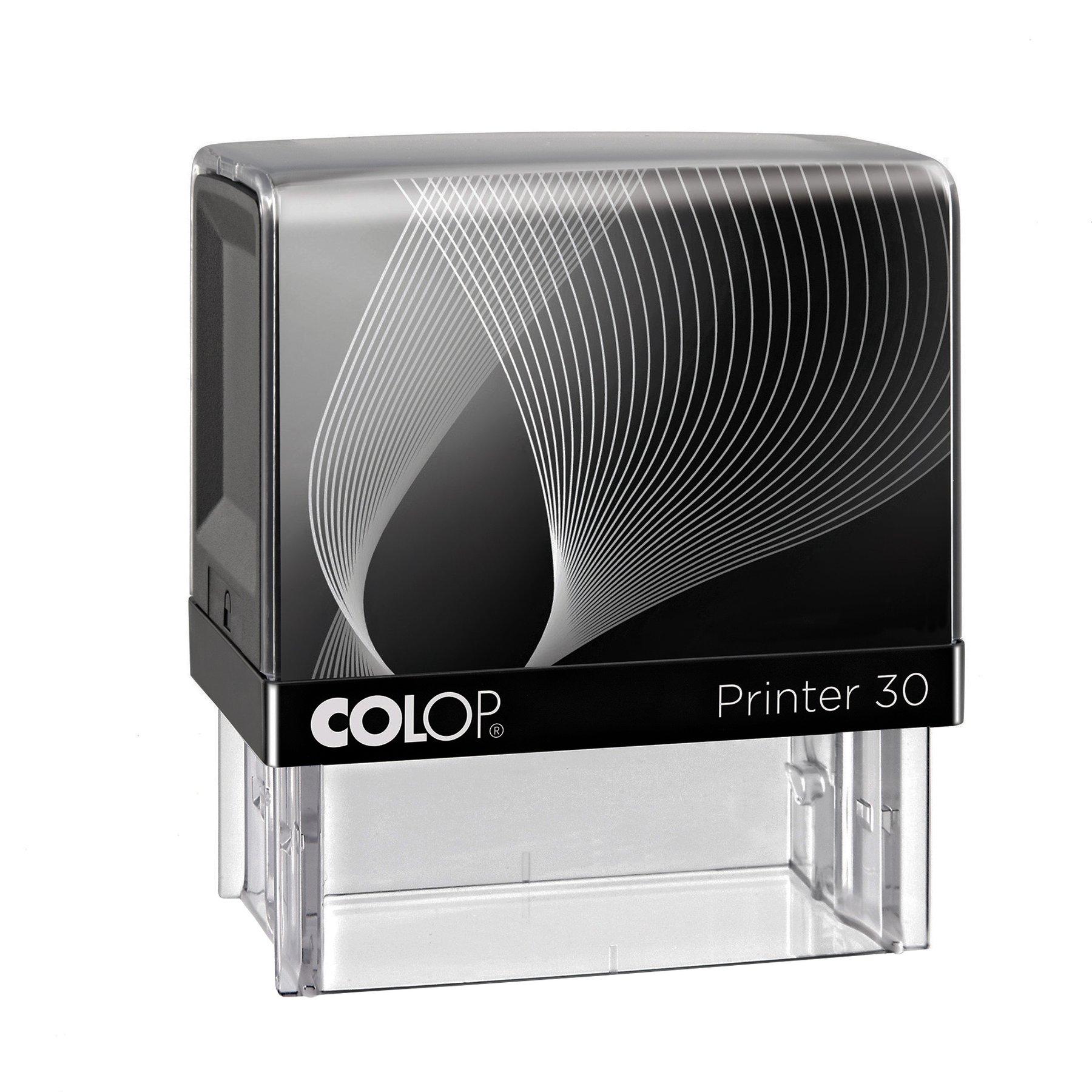 Colop Печат Printer 30, правоъгълен, 18 x 47 mm, черен | JAR Computers Colop Печат Printer 30, правоъгълен, 18 x 47 mm, черен