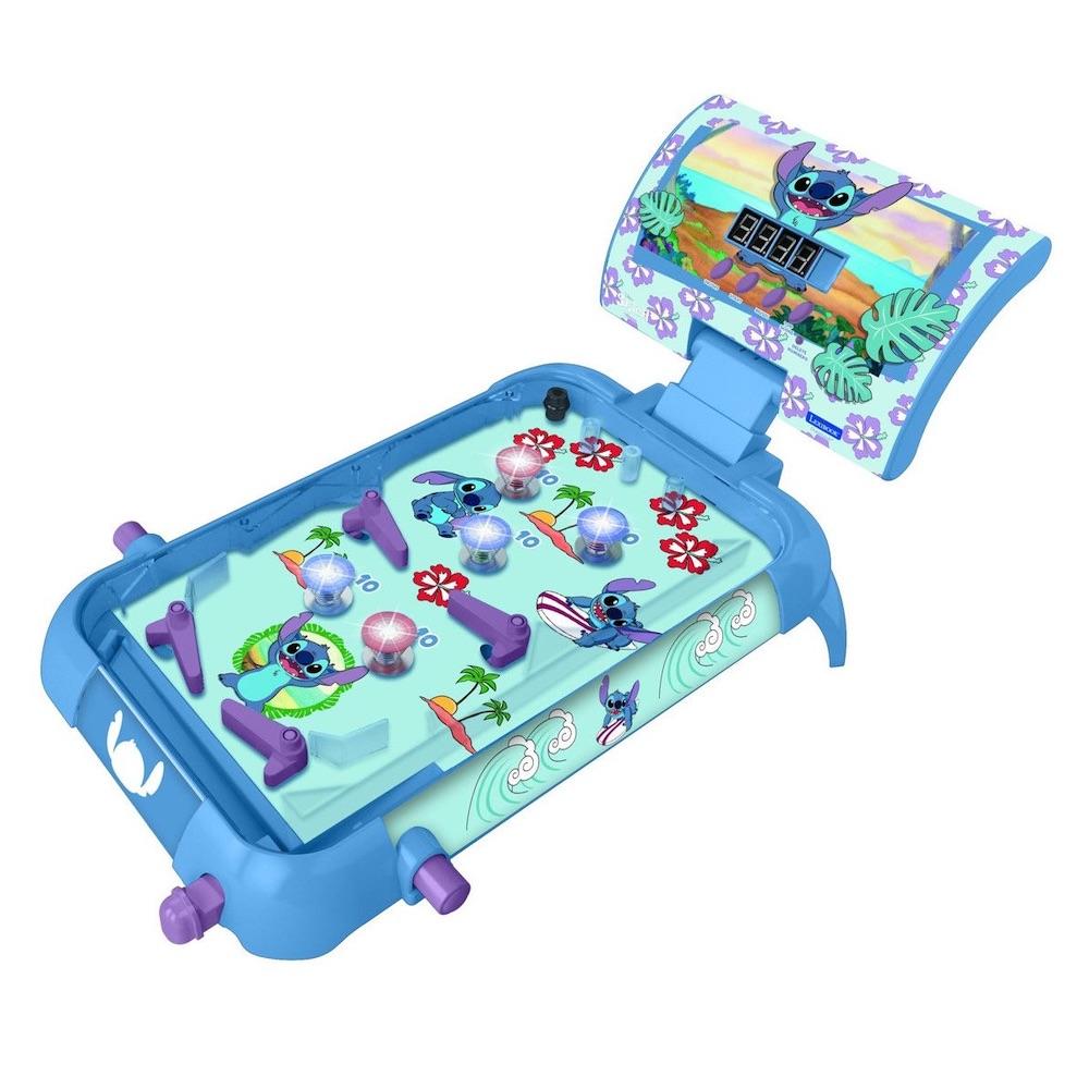 Детска пинбол със светлини и звуци - Lexibook Disney Stitch Electronic Pinball with Lights And Sounds (светлосин) | JAR Computers Детска пинбол със светлини и звуци - Lexibook Disney Stitch Electronic Pinball with Lights And Sounds (светлосин)