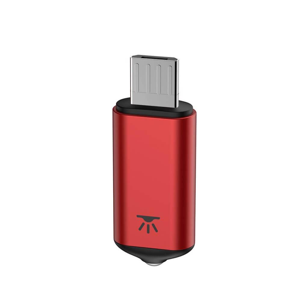 Дистанционно за управление на домашна техника с microUSB конектор, работещо с приложение за смартфони - Baseus Smartphone IR Remote Controller (ACMR03-09) (червен) | JAR Computers Дистанционно за управление на домашна техника с microUSB конектор, работещо с приложение за смартфони - Baseus Smartphone IR Remote Controller (ACMR03-09) (червен)