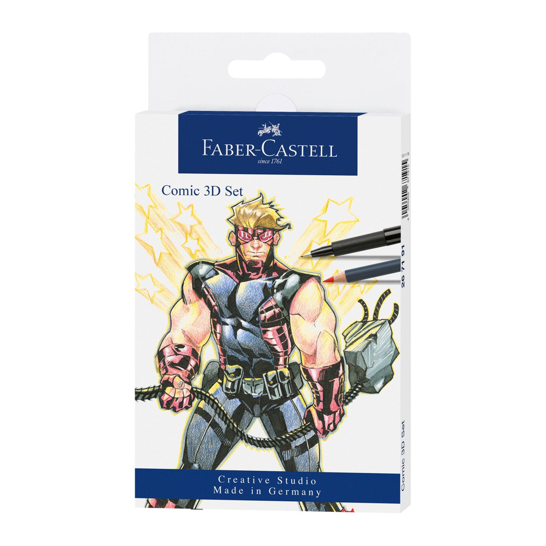 Faber-Castell Комплект Pitt Comic 3D, 11 броя | JAR Computers Faber-Castell Комплект Pitt Comic 3D, 11 броя