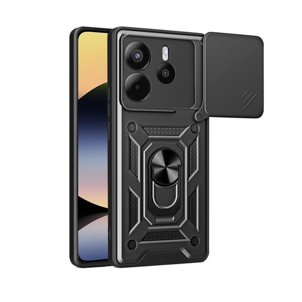 Хибриден удароустойчив кейс с пръстен против изпускане за Xiaomi Redmi Note 14 4G (черен) - Techsuit CamShield Case | JAR Computers Хибриден удароустойчив кейс с пръстен против изпускане за Xiaomi Redmi Note 14 4G (черен) - Techsuit CamShield Case