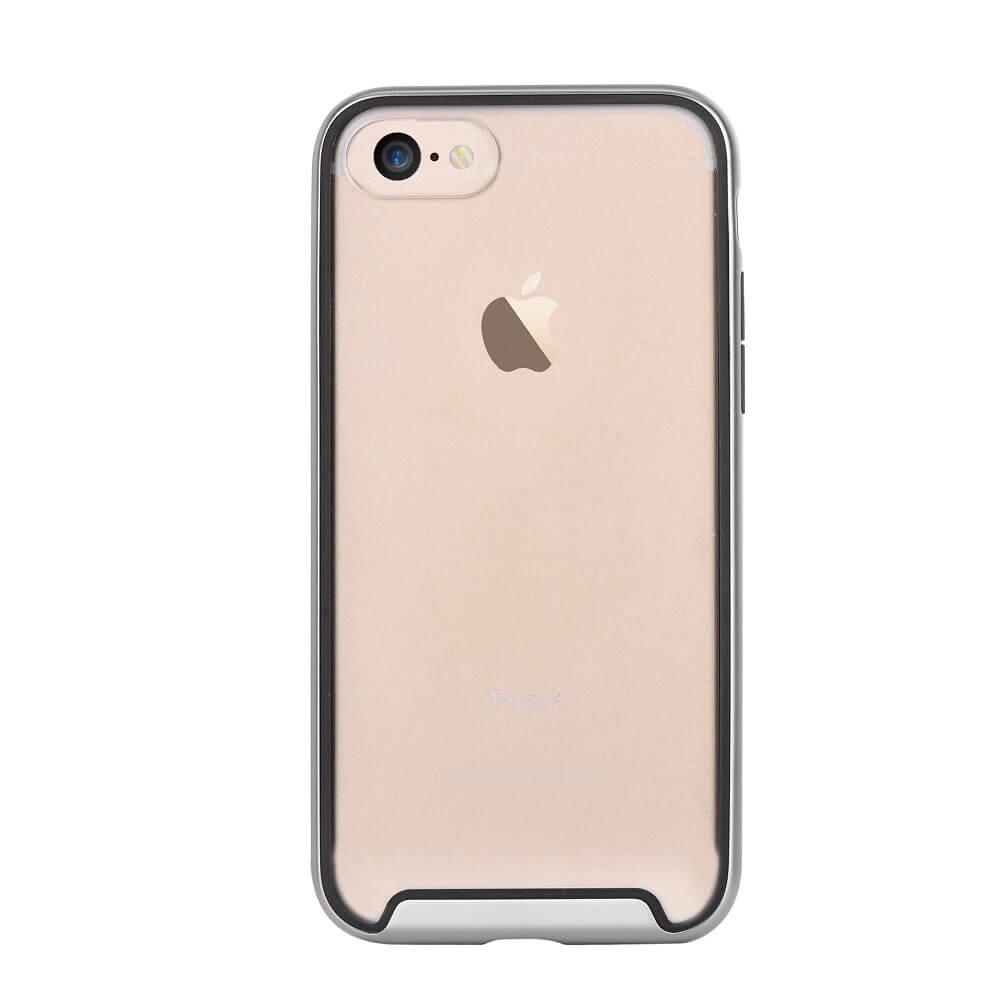 Хибриден удароустойчив кейс за iPhone 8, iPhone 7 - Comma Urban Hard Case (сребрист-прозрачен) | JAR Computers Хибриден удароустойчив кейс за iPhone 8, iPhone 7 - Comma Urban Hard Case (сребрист-прозрачен)