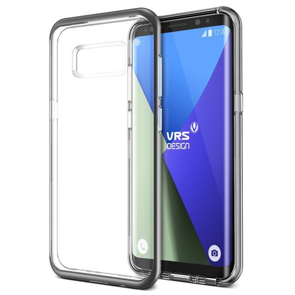 Хибриден удароустойчив кейс за Samsung Galaxy S8 Plus - Verus Crystal Bumper Case (сив-прозрачен) | JAR Computers Хибриден удароустойчив кейс за Samsung Galaxy S8 Plus - Verus Crystal Bumper Case (сив-прозрачен)