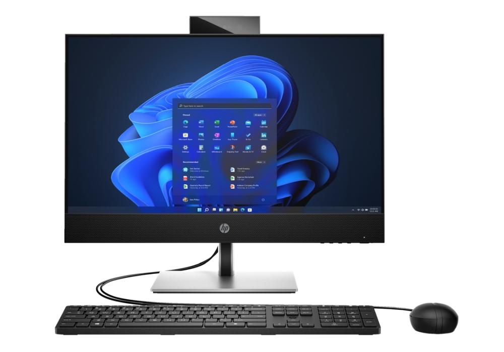 HP ProOne 440 G9 R All-in-One, Core i5-13500T(up to 4.6GHz/24MB/14C), 23.8" FHD IPS non-Touch, 16GB 3200Mhz 1DIMM, 512GB PCIe SSD, DVDRW, MCR, HP 125 Wired Mouse, HP USB 320K Keyboard, Wi-Fi 6E + BT 5.3, Win 11 Pro, 2Y NBD On Site