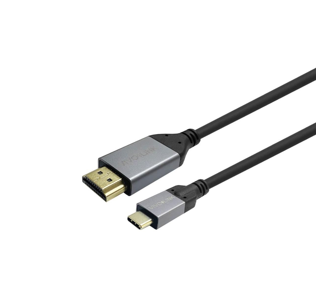 КАБЕЛ VIVOLINK USB-C to HDMI - 10m - Black - PN PROUSBCHDMIMM10 | JAR Computers КАБЕЛ VIVOLINK USB-C to HDMI - 10m - Black - PN PROUSBCHDMIMM10
