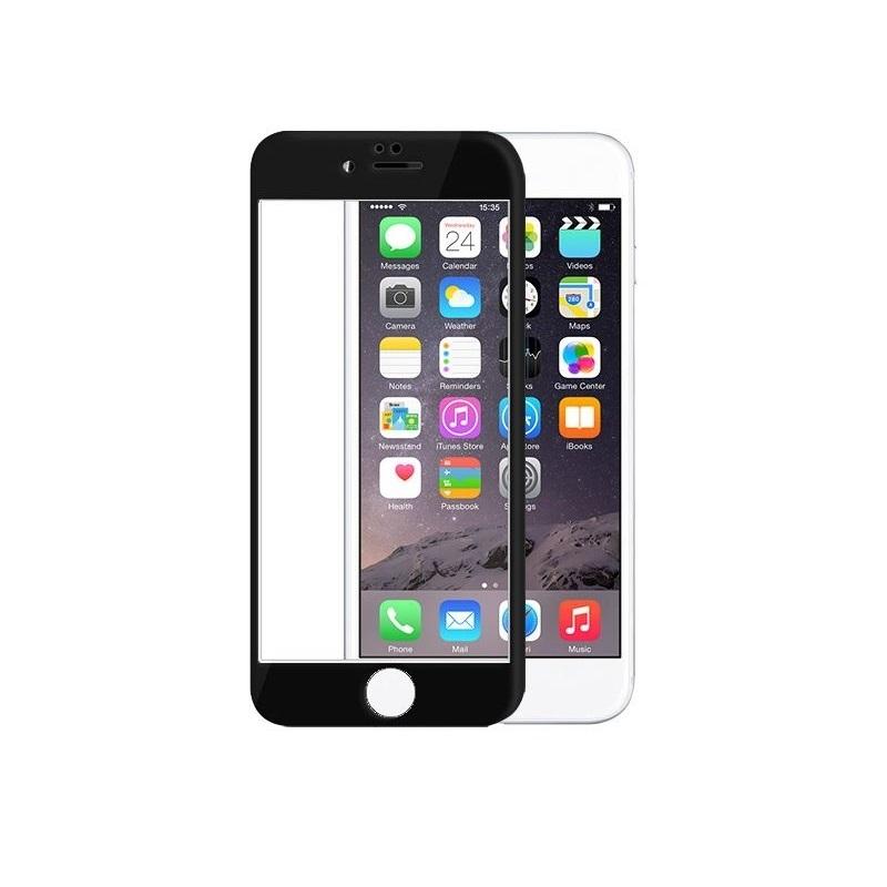 Калено стъклено защитно покритие с извити ръбове за целия дисплея на iPhone 8, iPhone 7 - Pantera Glass Tempered Glass Protector (прозрачен-черен) | JAR Computers Калено стъклено защитно покритие с извити ръбове за целия дисплея на iPhone 8, iPhone 7 - Pantera Glass Tempered Glass Protector (прозрачен-черен)