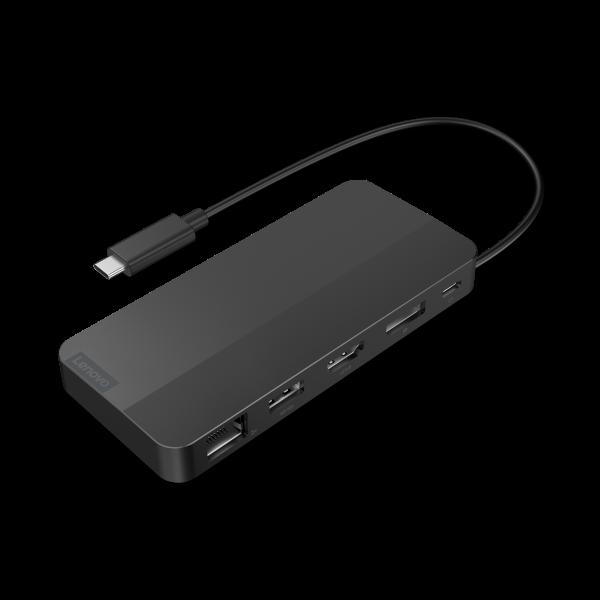 Lenovo Docking station USB-C-Reisedock / 40B90000WW Black - PN 40B90000WW | JAR Computers Lenovo Docking station USB-C-Reisedock / 40B90000WW Black - PN 40B90000WW
