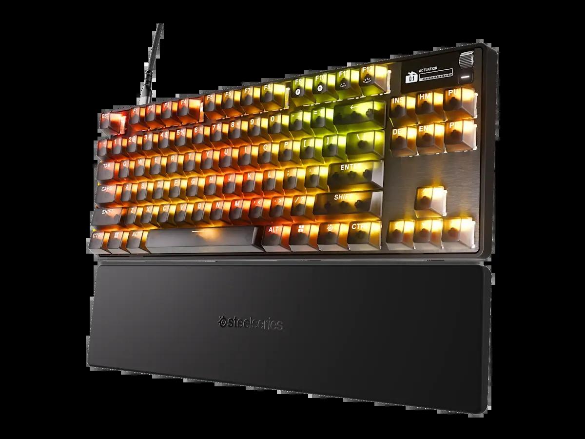 Механична Геймърскa клавиатура Steelseries Apex Pro TKL Gen3 Steel - US Layout