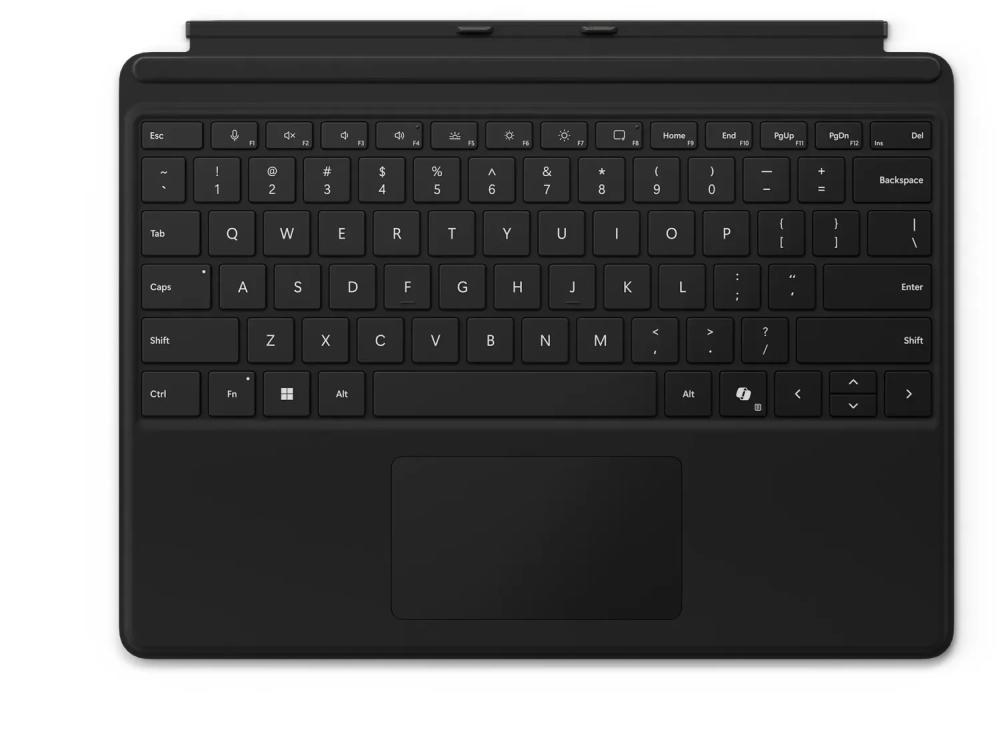 Microsoft Surface Pro Keyboard 2024 Con ENG/INT, Black | JAR Computers Microsoft Surface Pro Keyboard 2024 Con ENG/INT, Black
