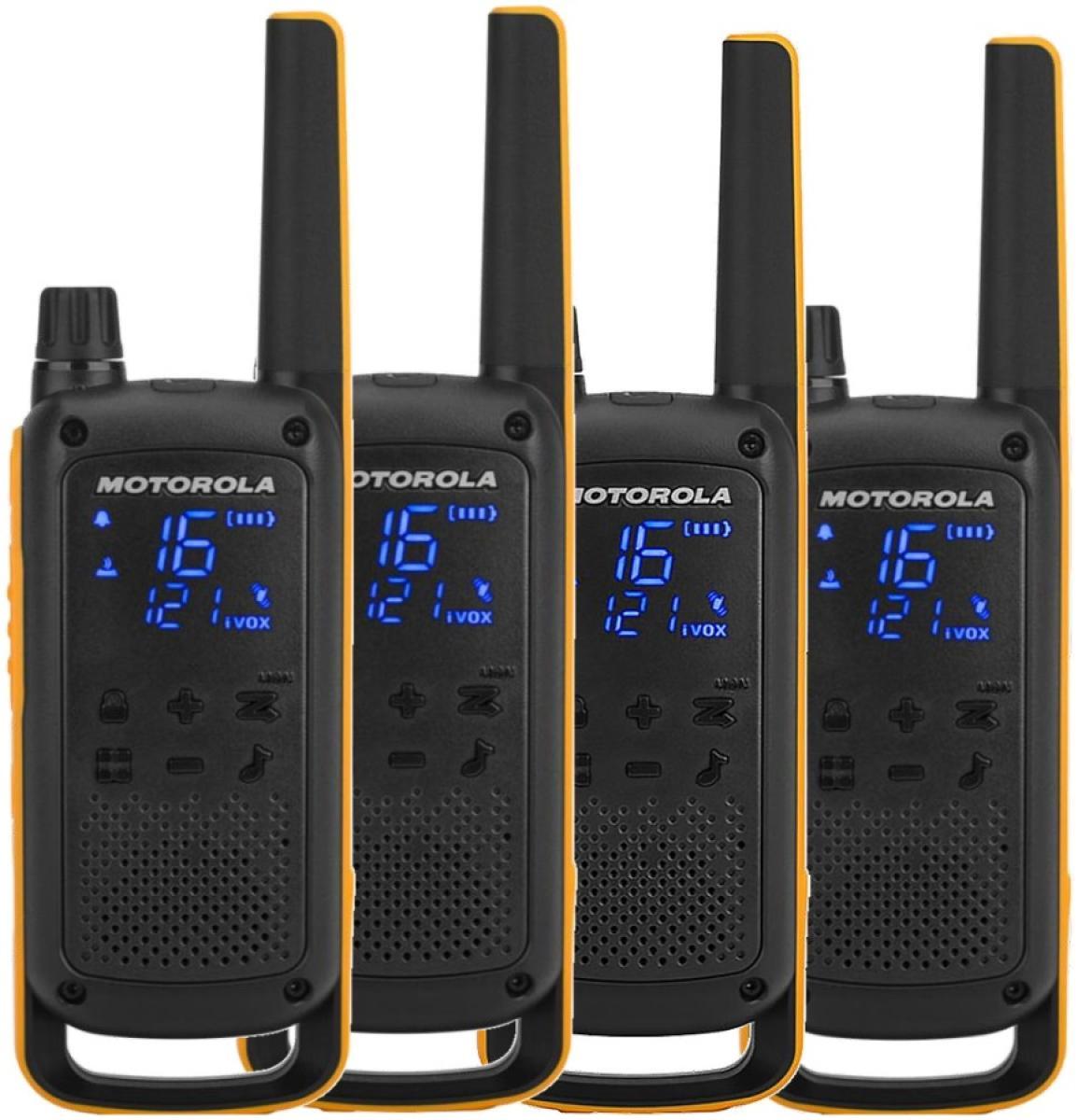 Motorola Talkabout T82 Extreme Quad Pack two-way radio 16 channels Black, Orange | JAR Computers Motorola Talkabout T82 Extreme Quad Pack two-way radio 16 channels Black, Orange