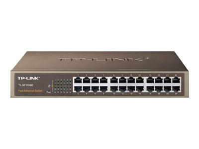 Мрежов суич TP-Link TL-SF1024D - switch - 24 ports | JAR Computers Мрежов суич TP-Link TL-SF1024D - switch - 24 ports