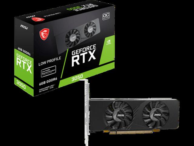 MSI GeForce RTX 3050 LP E 6G OC