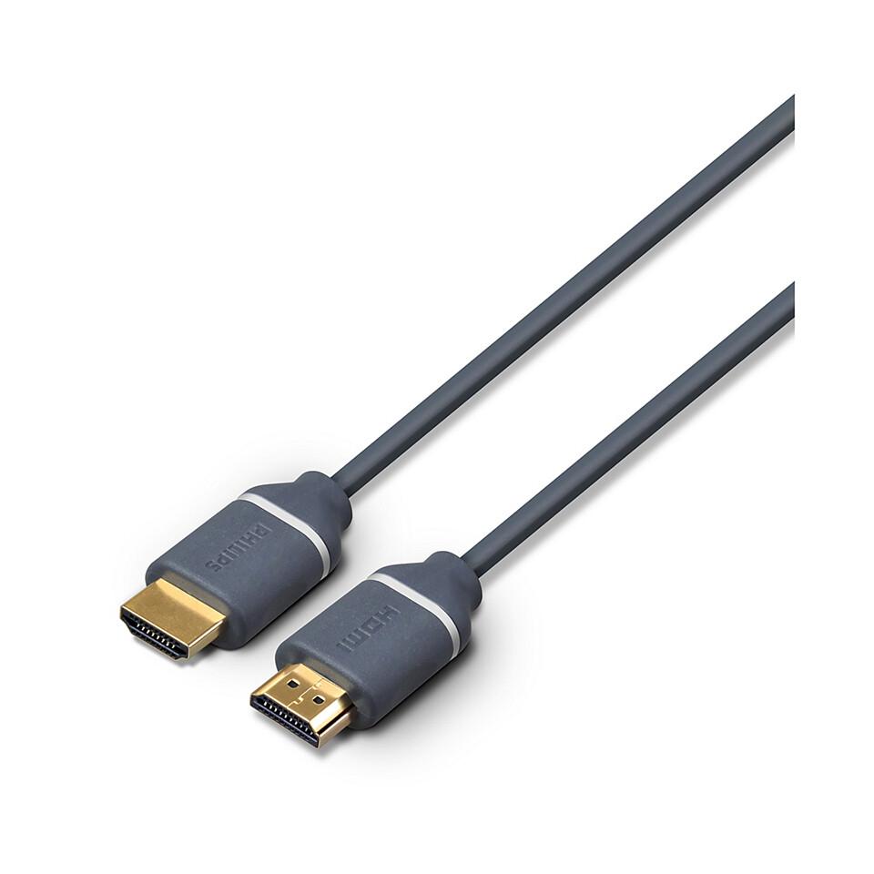 Philips SWV5610G/00 HDMI кабел 1,5 м HDMI тип A (стандартен) Сив | JAR Computers Philips SWV5610G/00 HDMI кабел 1,5 м HDMI тип A (стандартен) Сив