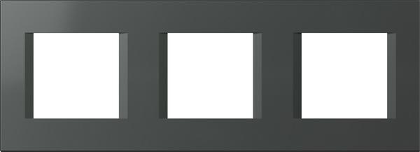 Рамка 2+2+2 мод. цвят Антрацит Modul TEM | JAR Computers Рамка 2+2+2 мод. цвят Антрацит Modul TEM