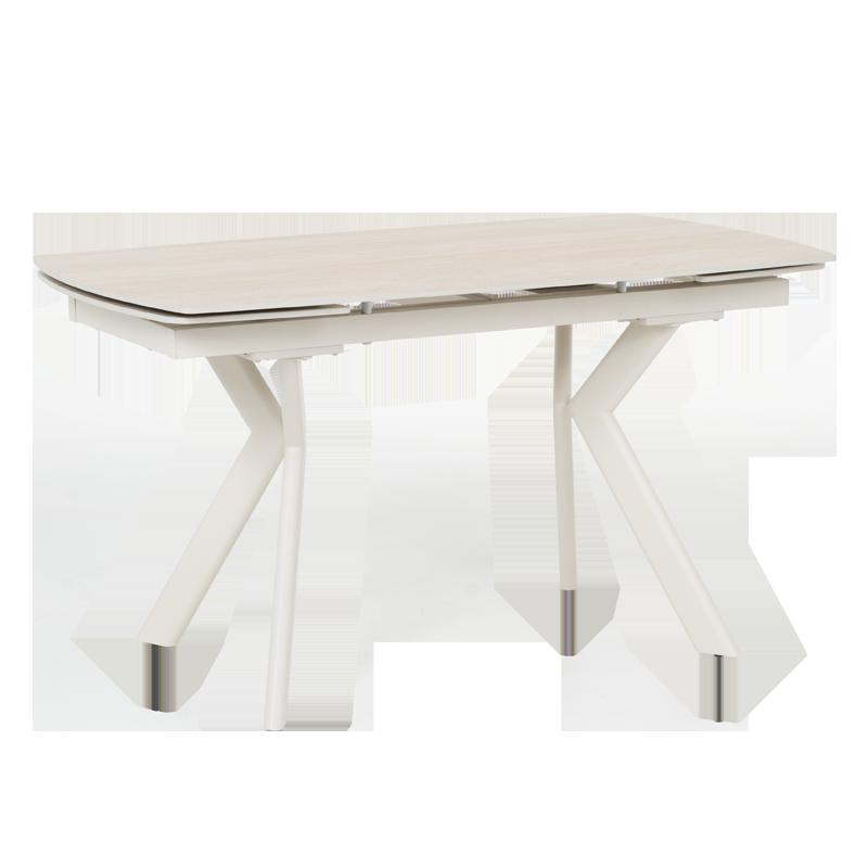 Разтегателна трапезна маса SEBASTIAN - крем