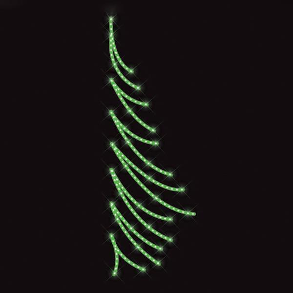 Светеща LED декорация за стълб, елха, 170x50cm, IP65 | JAR Computers Светеща LED декорация за стълб, елха, 170x50cm, IP65