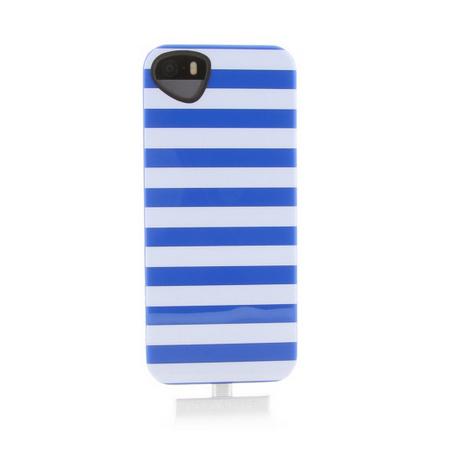 Термополиуретанов калъф за iPhone 5S, iPhone 5, iPhone SE - Itskins Killer Chic Chic BLUE Case (бял-син) | JAR Computers Термополиуретанов калъф за iPhone 5S, iPhone 5, iPhone SE - Itskins Killer Chic Chic BLUE Case (бял-син)