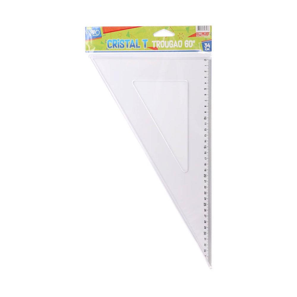 Триъгълник Sazio Cristal T, 60°, 34 cm