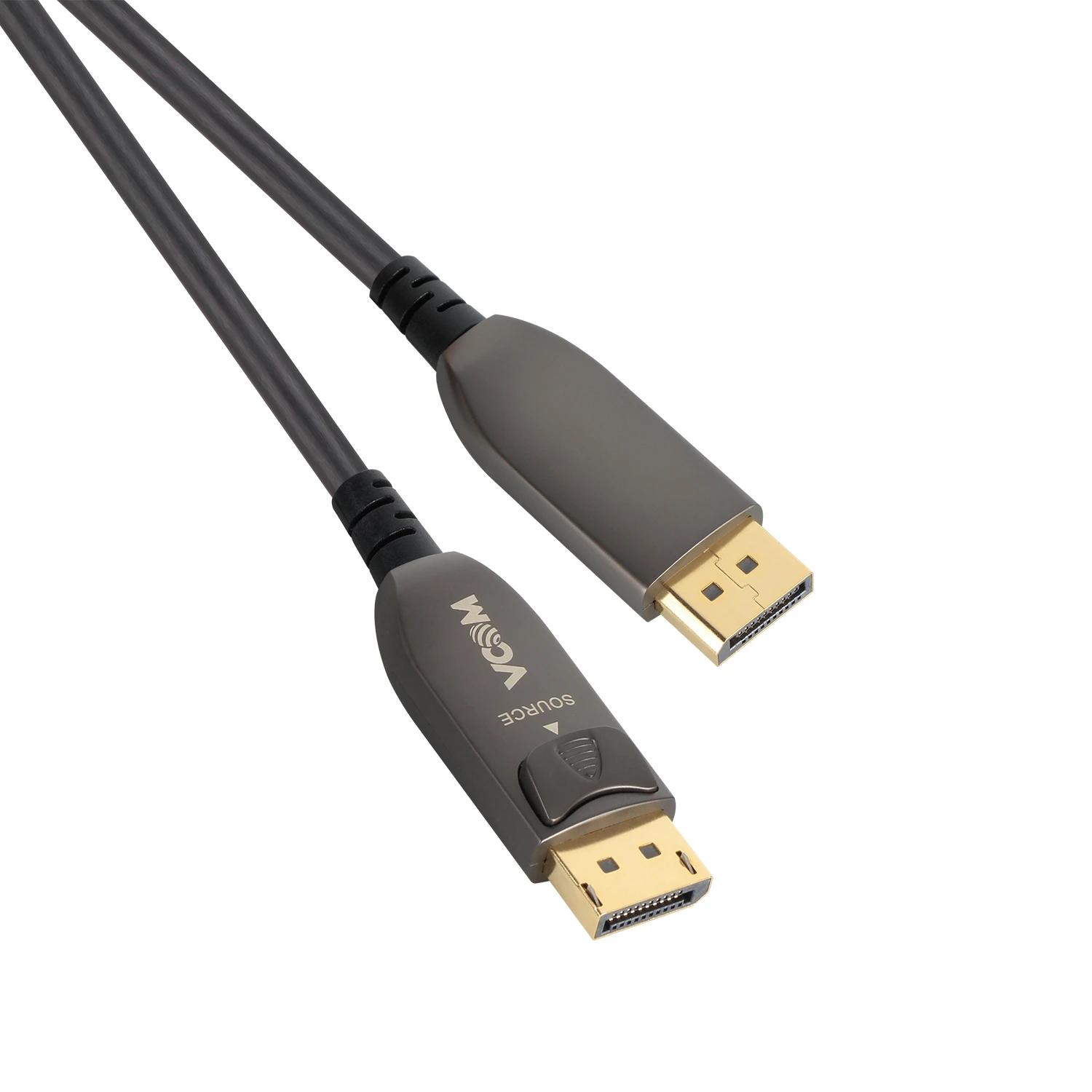 VCom активен оптичен кабел Active Optical Cable DisplayPort V1.4 M/M 15m - D3751-15.0m