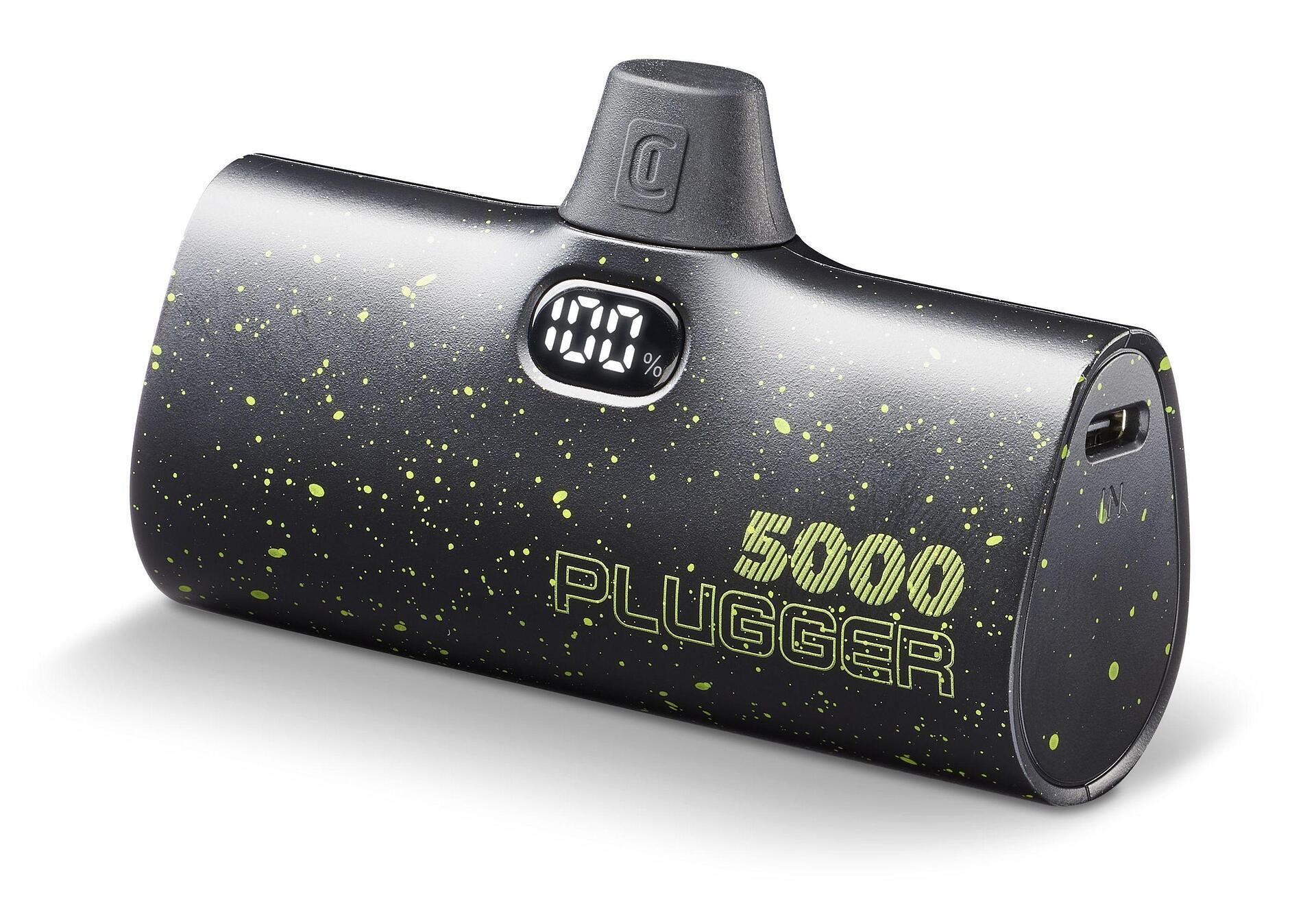 Външна батерия Plugger 5000 mAh, черна