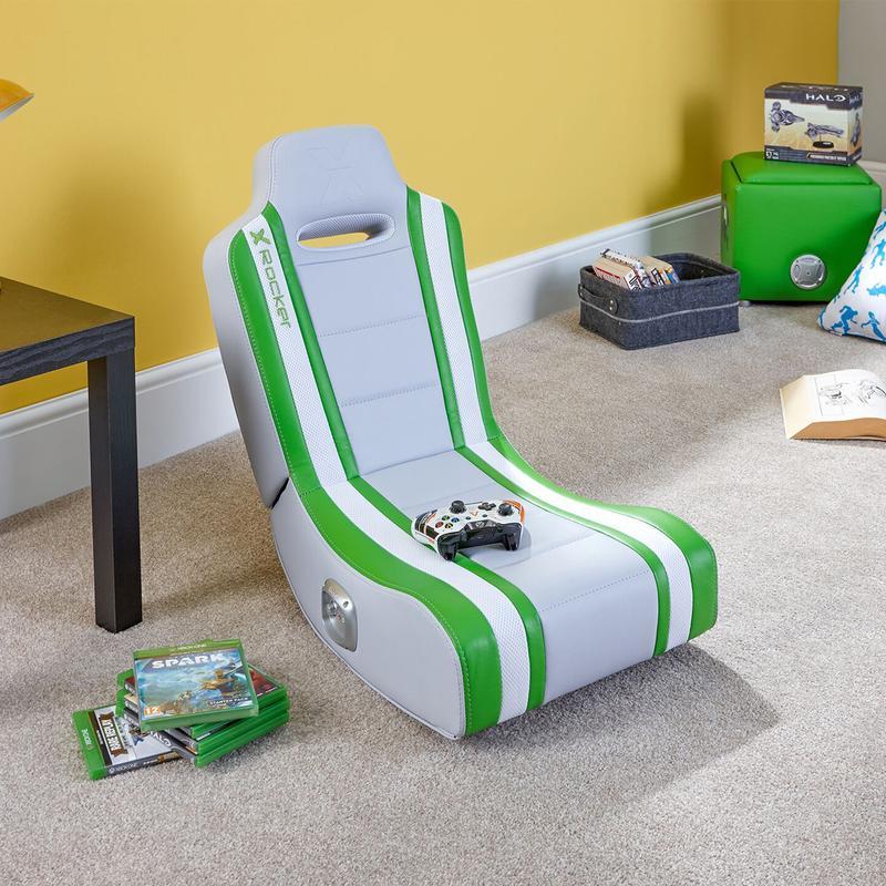 X Rocker Shadow 2.0, Console gaming chair,Green,White | JAR Computers X Rocker Shadow 2.0, Console gaming chair,Green,White