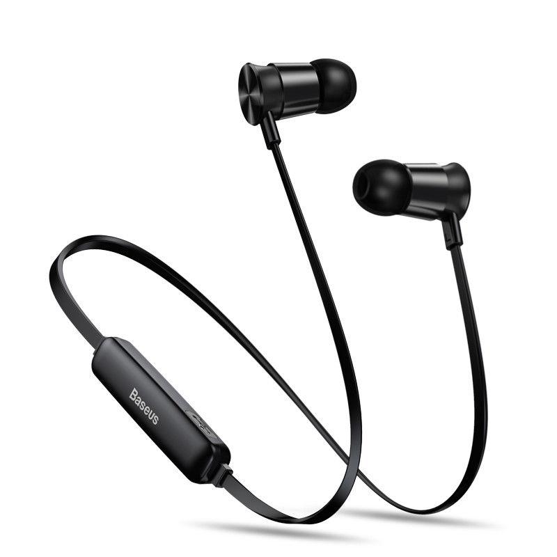 Безжични спортни блутут слушалки за мобилни устройства - Baseus Encok S07 In-Ear Bluetooth Earphones (черен) | JAR Computers Безжични спортни блутут слушалки за мобилни устройства - Baseus Encok S07 In-Ear Bluetooth Earphones (черен)