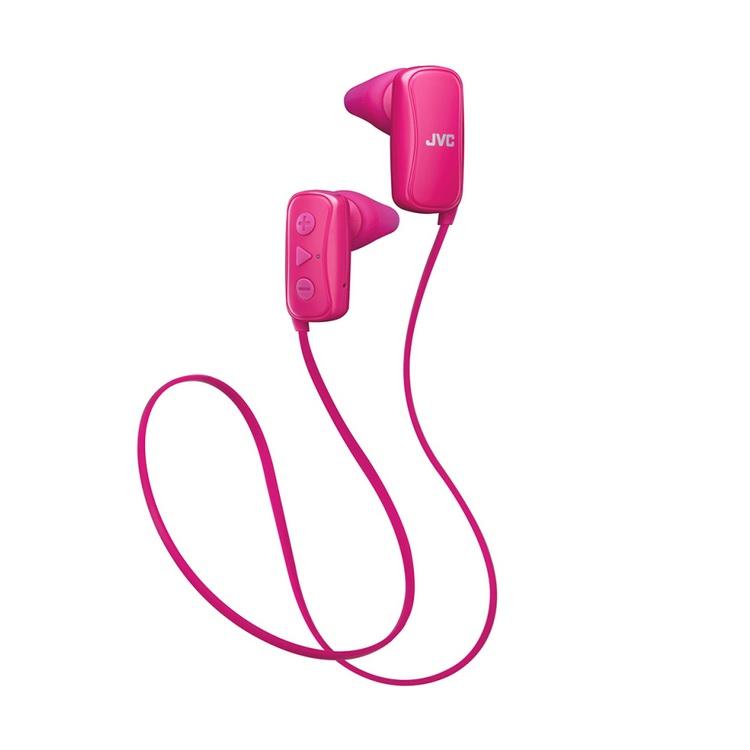 Безжични спортни блутут слушалки за мобилни устройства - JVC Bluetooth Wireless Headphones (розов) | JAR Computers Безжични спортни блутут слушалки за мобилни устройства - JVC Bluetooth Wireless Headphones (розов)