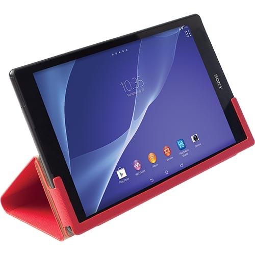 Кожен кейс и поставка за Sony Xperia Z3 Tablet Compact - Krusell Malmo Tablet Case (червен) | JAR Computers Кожен кейс и поставка за Sony Xperia Z3 Tablet Compact - Krusell Malmo Tablet Case (червен)