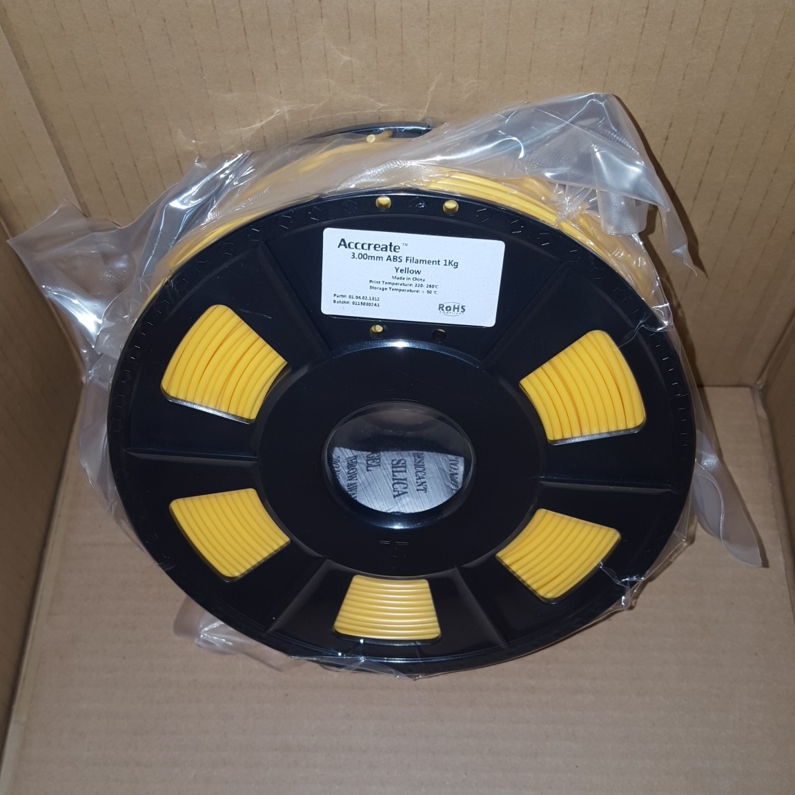 Консуматив за 3D принтер, ABS, 1.0 кг, 3.0 мм, Yellow