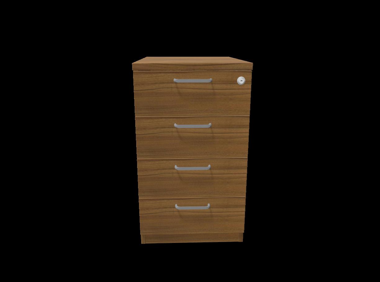 Контейнер с четири чекмеджета Easy Space 4D, 430х600х740мм, ПДЧ 18 мм, орех Дижон | JAR Computers Контейнер с четири чекмеджета Easy Space 4D, 430х600х740мм, ПДЧ 18 мм, орех Дижон