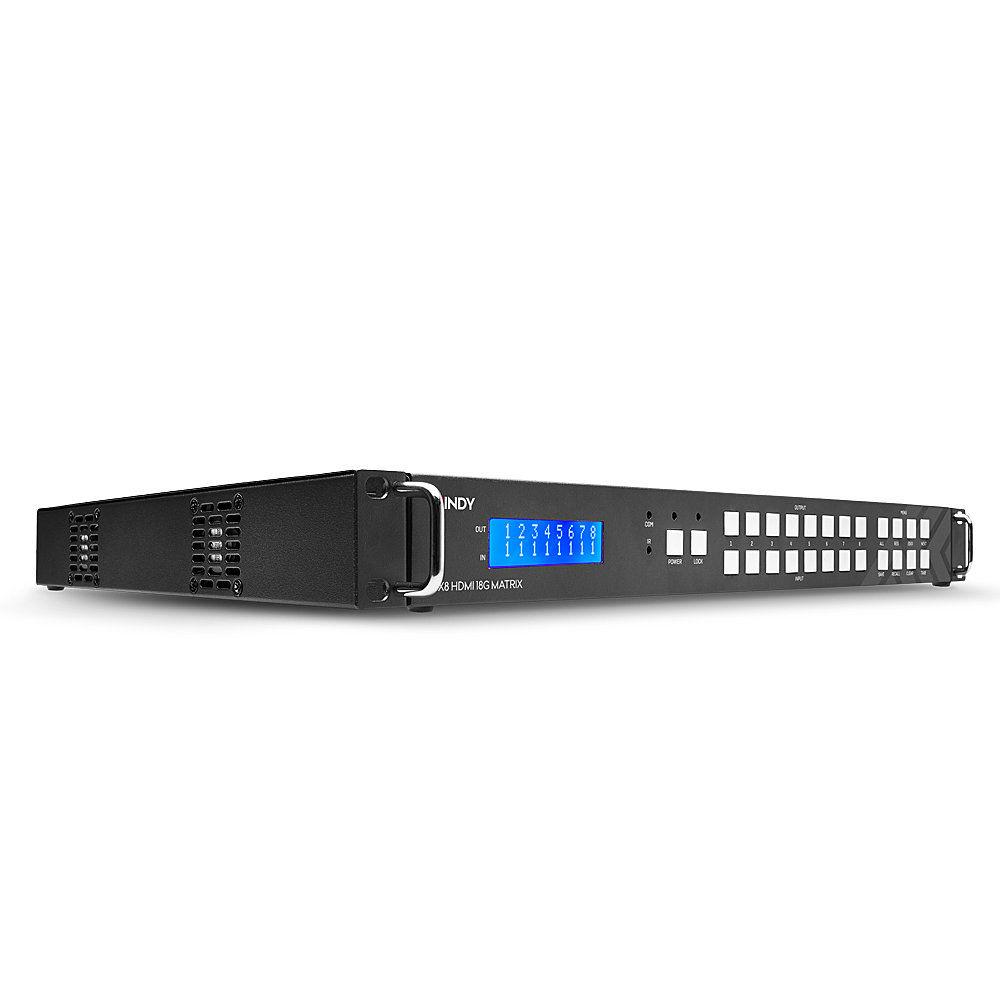 LINDY LNY-38260 :: 8x8 HDMI 18G Matrix превключвател, Video Wall Scaling | JAR Computers LINDY LNY-38260 :: 8x8 HDMI 18G Matrix превключвател, Video Wall Scaling