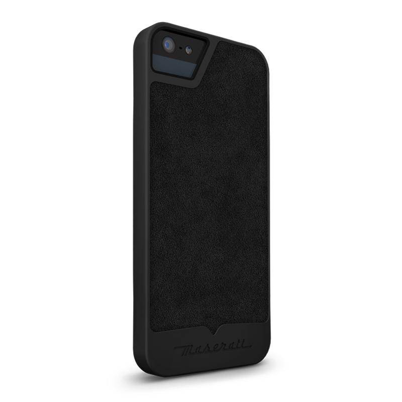 Луксозен кожен кейс за iPhone 5, iPhone 5S, iPhone SE - Maserati Calandra S (сив-черен) | JAR Computers Луксозен кожен кейс за iPhone 5, iPhone 5S, iPhone SE - Maserati Calandra S (сив-черен)