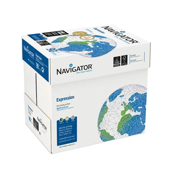 Navigator Копирна хартия Expression, А4, 90 g/m2, 500 листа, 5 пакета