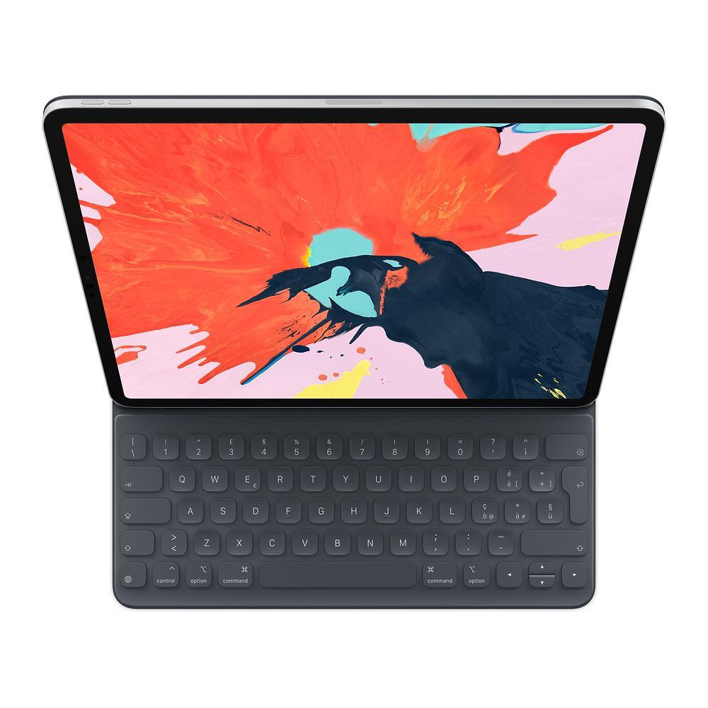 Оригинален полиуретанов калъф, клавиатура и поставка за iPad Pro 12.9 (2018) - Apple Smart Keyboard Folio ITA (черен) | JAR Computers Оригинален полиуретанов калъф, клавиатура и поставка за iPad Pro 12.9 (2018) - Apple Smart Keyboard Folio ITA (черен)