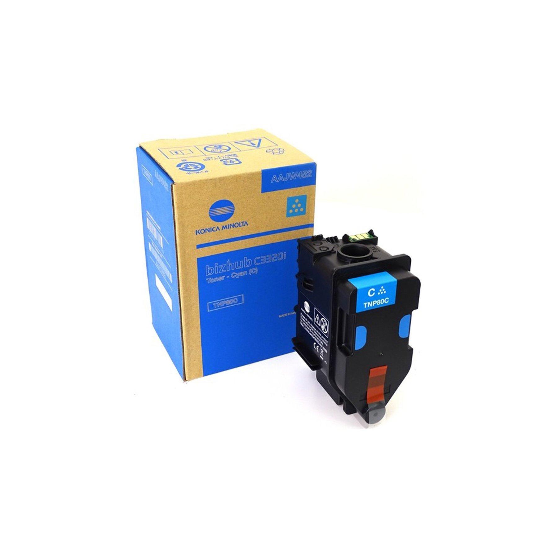 Оригинална тонер касета Minolta TNP80C, 9000 страници/5%, Cyan