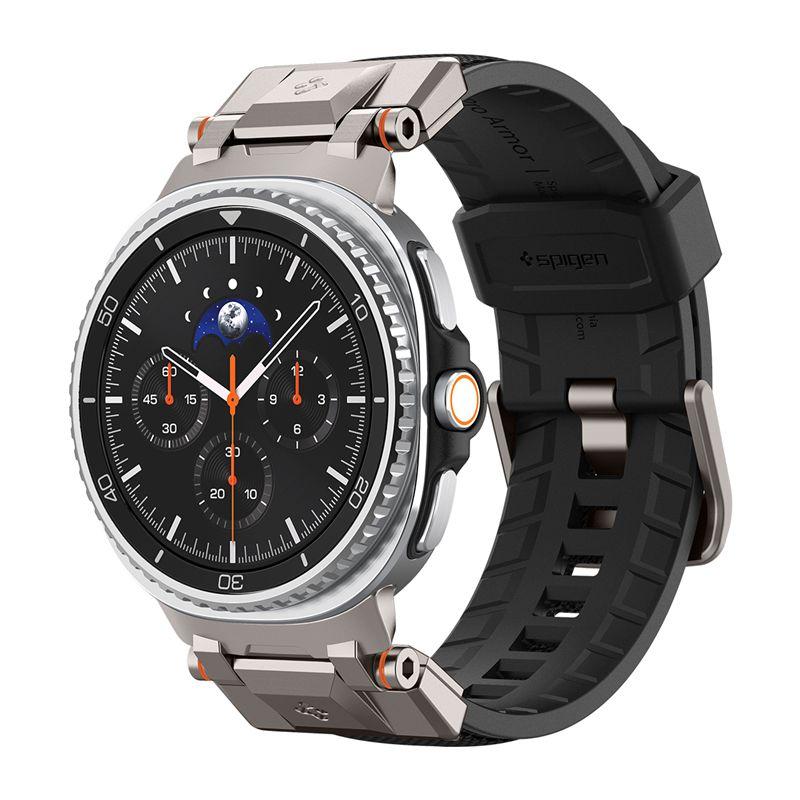 Силиконова каишка за Samsung Galaxy Watch 8 46mm, 44mm, 40mm - Spigen DuraPro Armor Band (черен) | JAR Computers Силиконова каишка за Samsung Galaxy Watch 8 46mm, 44mm, 40mm - Spigen DuraPro Armor Band (черен)
