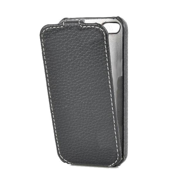 Вертикален кожен калъф и поставка за iPhone 5, iPhone 5S, iPhone SE - Lychee Leather Flip Case Stand (черен) | JAR Computers Вертикален кожен калъф и поставка за iPhone 5, iPhone 5S, iPhone SE - Lychee Leather Flip Case Stand (черен)