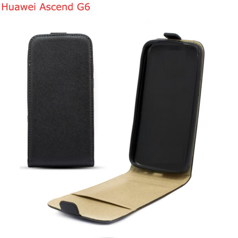 Вертикален кожен калъф с джоб за Huawei Ascend G6 - Leather Pocket Flip Case (черен) | JAR Computers Вертикален кожен калъф с джоб за Huawei Ascend G6 - Leather Pocket Flip Case (черен)
