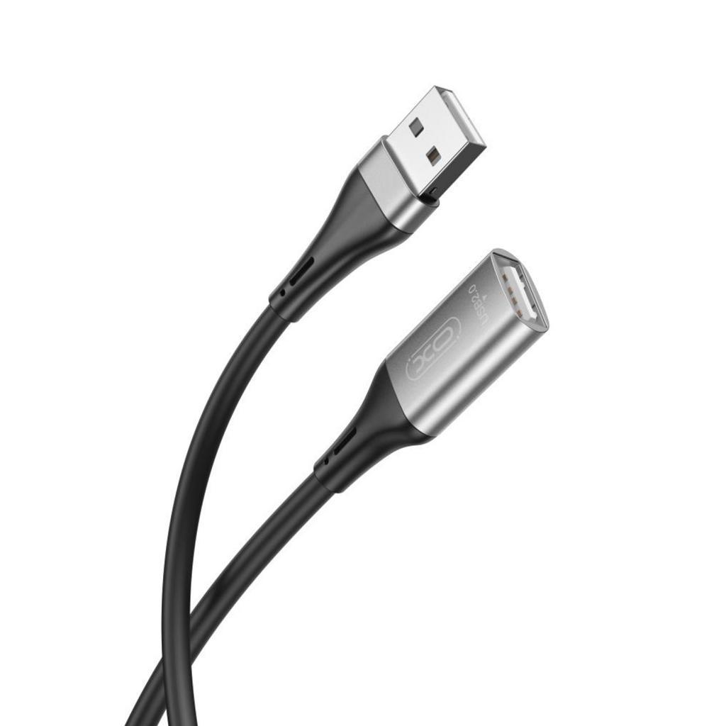 XO Кабел USB - USB-A 2.0, 3м, NB219 /черен/ | JAR Computers XO Кабел USB - USB-A 2.0, 3м, NB219 /черен/