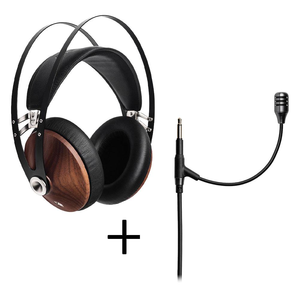 Бъндъл Meze Audio 99 CLASSICS Walnut & Boom Mic - сребрист 