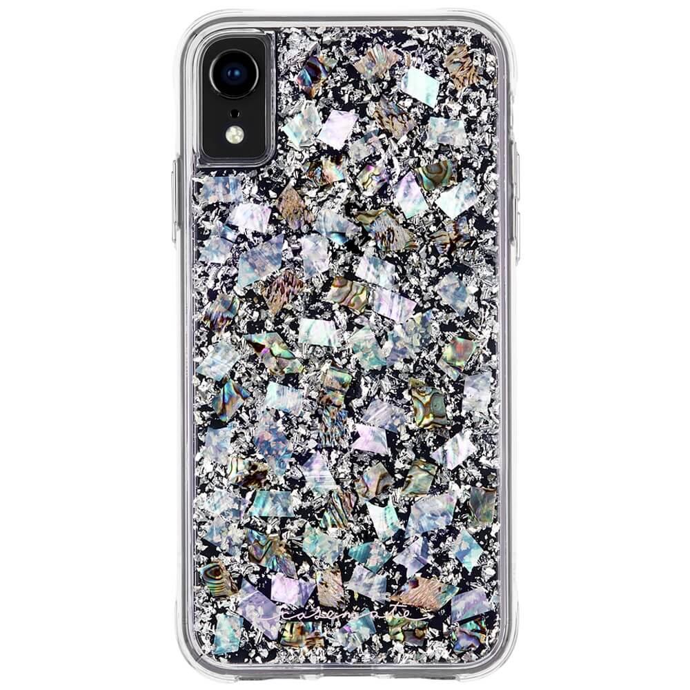 Дизайнерски кейс с истински перлени нишки и висока защита за iPhone XR - CaseMate Karat Case (светли перли) | JAR Computers Дизайнерски кейс с истински перлени нишки и висока защита за iPhone XR - CaseMate Karat Case (светли перли)