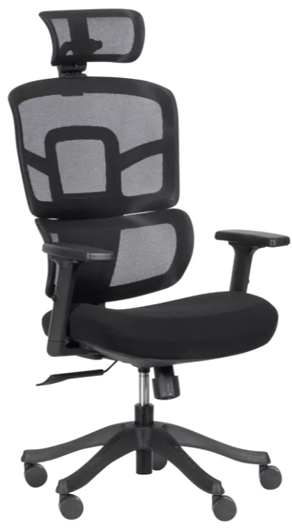 Ергономичен стол Carmen - 7582, черен