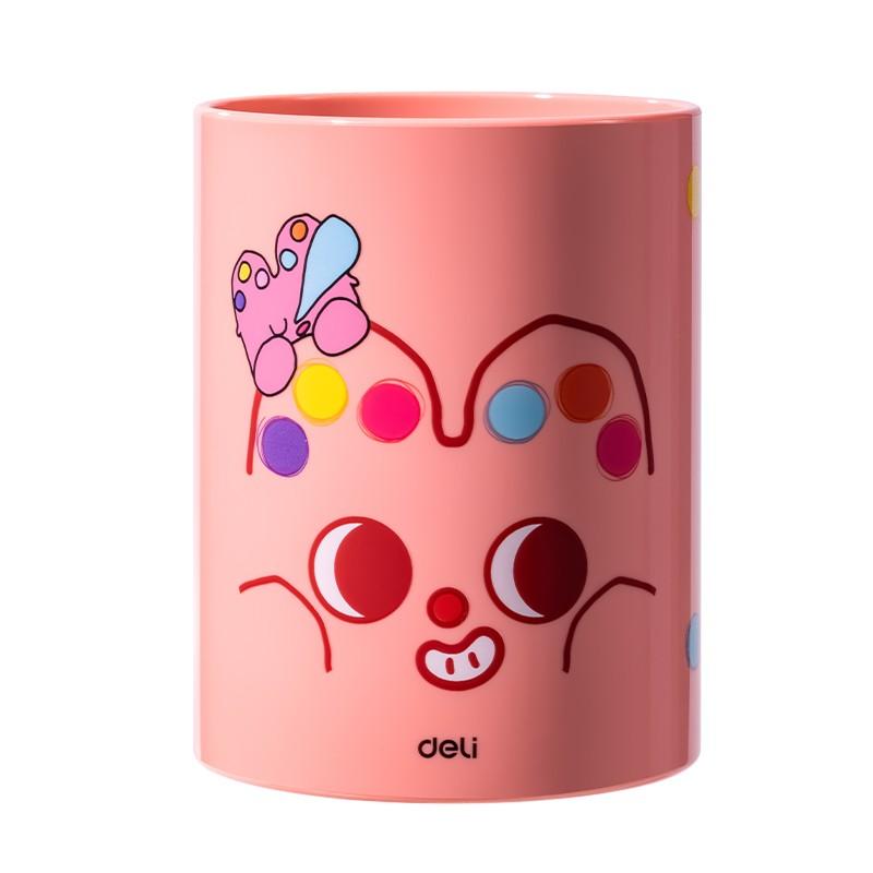 Моливник Deli Pupubaby, EZ450, PS, 104х79х79 мм, розов | JAR Computers Моливник Deli Pupubaby, EZ450, PS, 104х79х79 мм, розов