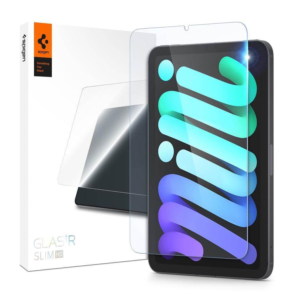 Най-висок клас стъклено защитно покритие за дисплея на iPad mini 7 (2024), iPad mini 6 (2021) - Spigen Oleophobic Coated Tempered Glass GLAS.tR SLIM (прозрачно) | JAR Computers Най-висок клас стъклено защитно покритие за дисплея на iPad mini 7 (2024), iPad mini 6 (2021) - Spigen Oleophobic Coated Tempered Glass GLAS.tR SLIM (прозрачно)